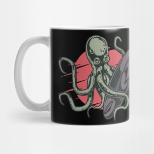 Retro japanese octopus Mug